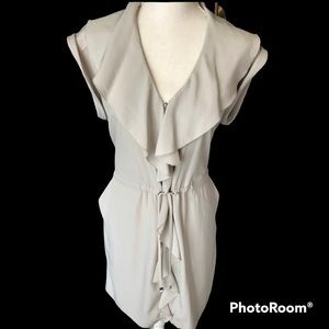 Armani Exchange Ruffle Detailed Dress